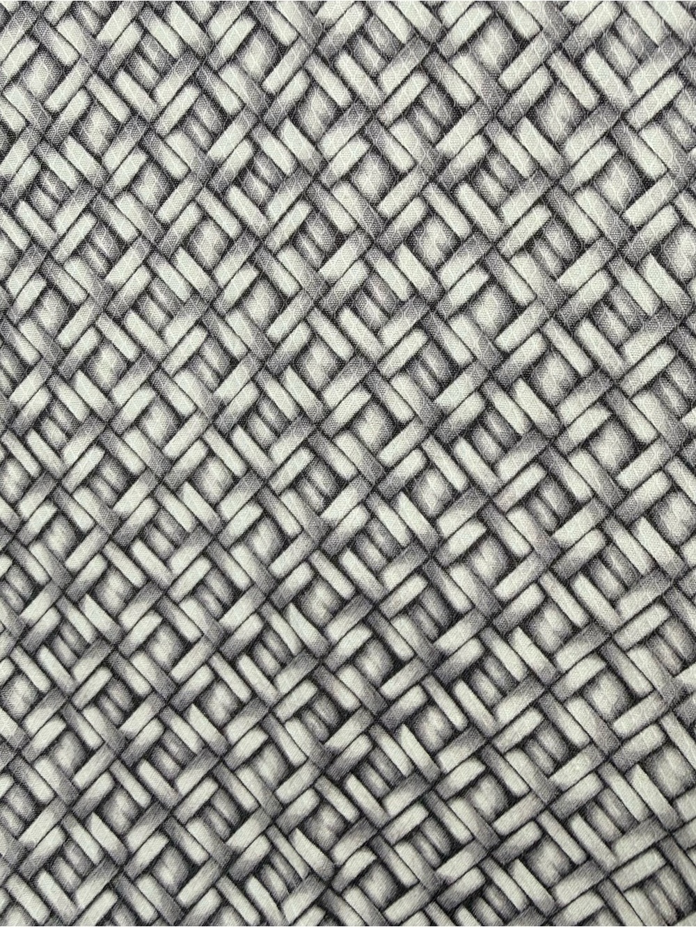Tommy Bahama White and Gray 100% Silk Casual Button Down Short Sleeve Shirt XL - Picture 4 of 9
